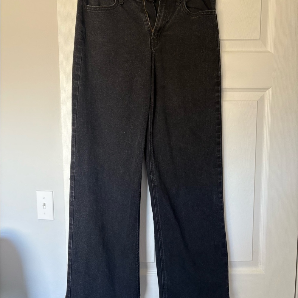 Old Navy Women's Dark Gray Flare Jeans